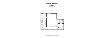 H-13 - STUDIO / 1 BATH