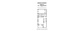 H-16 - 1 BED / 1 BATH W/ BALCONY