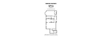 H-19 - 1 BED  / 2 BATH