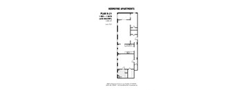 H-21 - 1 BED / 1 BATH W/ BALCONY