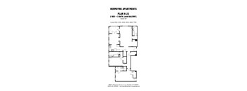 H-22 - 2 BEDROOM / 2 BATHROOM