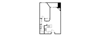 PC-A-1 Bedroom / 1 Bathroom