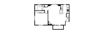 MC-F2 - 1 Bedroom / 1 Bathroom