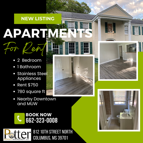 a flyer for a new apartments for rent brochure