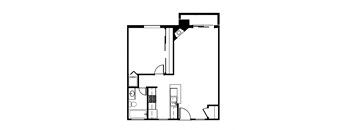 MC-B2 - 1 Bedroom / 1 Bathroom