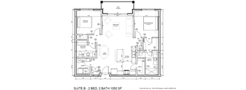 2 Bedrooms, 2 Bathrooms