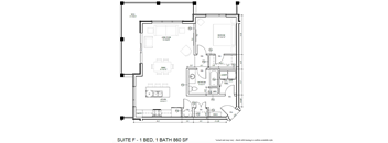 1 Bedroom, 1 Bathroom