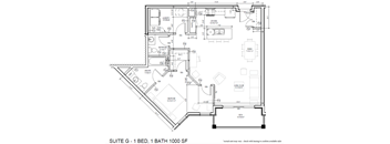 1 Bedroom, 2 Bathrooms