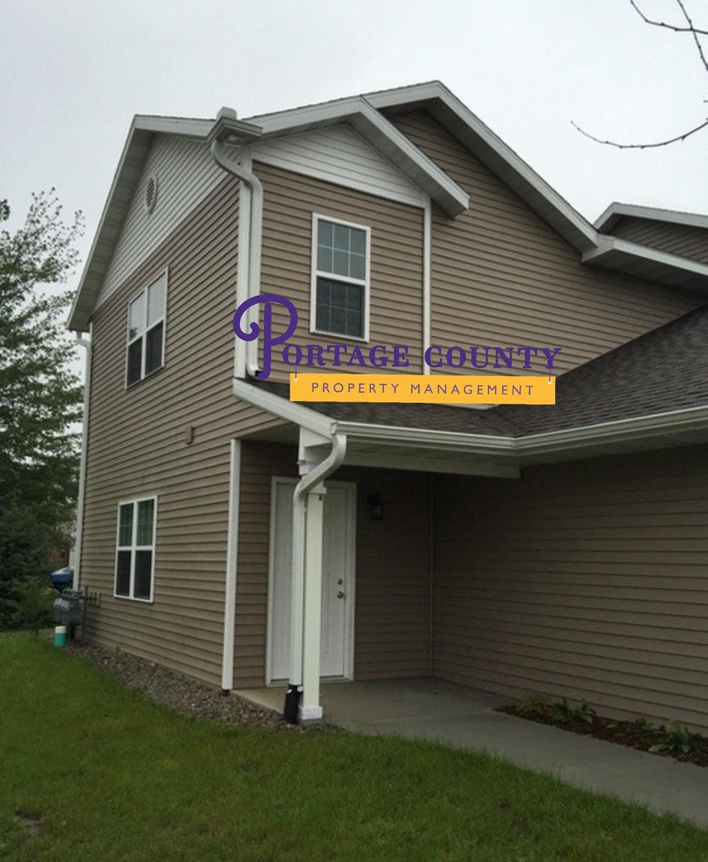 a building with a sign on the front of it