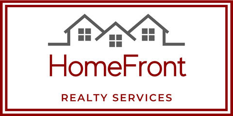 the logo for homefront real estate services