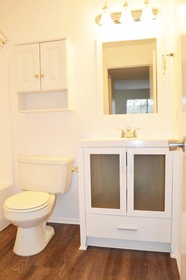 a bathroom with a toilet and a sink and a mirror