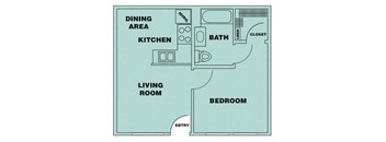 1 Bedroom/ 1 Bath