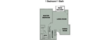 1 Bedroom/ 1 Bath