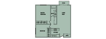 2 Bedroom/ 1 Bath