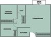 2 Bedroom/ 1 Bath w/ Patio or Balcony
