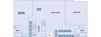 2 Bedroom/ 2 Bath
