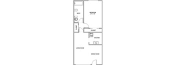 1 Bedroom/ 1 Bath