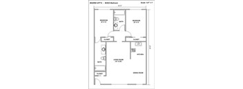 2 Bedroom/ 2 Bath
