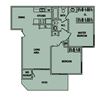 2 Bedroom 1.5 Bath