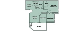 3 Bedroom/ 2 Bath