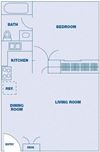 1 Bedroom/ 1 Bath - Junior