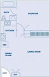 1 Bedroom/ 1 Bath