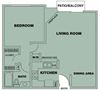1 Bedroom/ 1 Bath