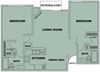 2 Bedroom/ 2 Bath