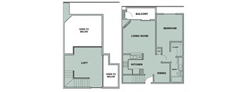 1 Bedroom/ 1 Bath w/ Loft