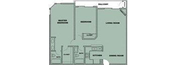 2 Bedroom/ 2 Bath