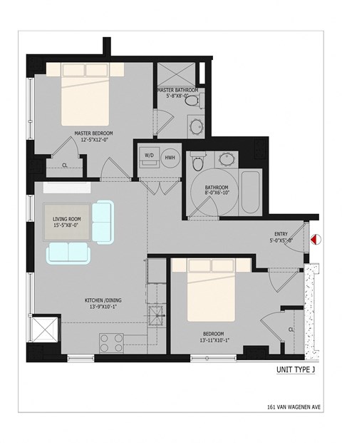 161 VAN WAGENEN AVE Studio-3 Beds Apartment for Rent - Photo Gallery 26