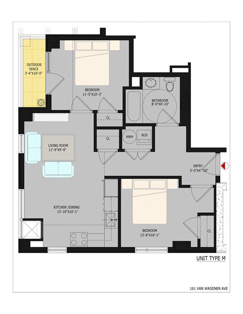 161 VAN WAGENEN AVE Studio-3 Beds Apartment for Rent - Photo Gallery 27