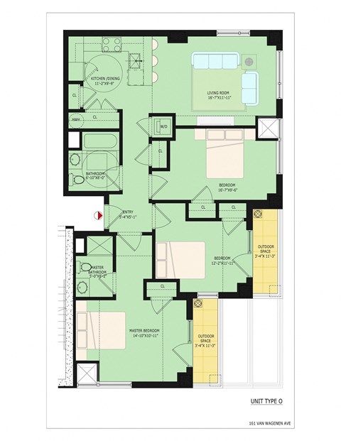 161 VAN WAGENEN AVE Studio-3 Beds Apartment for Rent - Photo Gallery 28