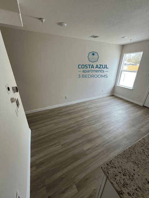 a view of the living room from the kitchen of a