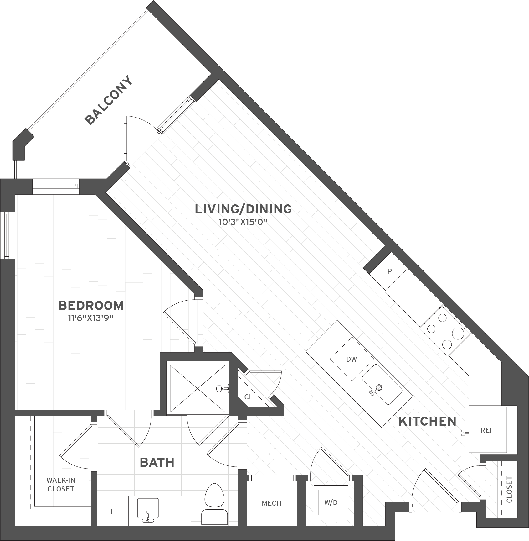 1 Bed/1 Bath WFH 80%-A1.1.WF