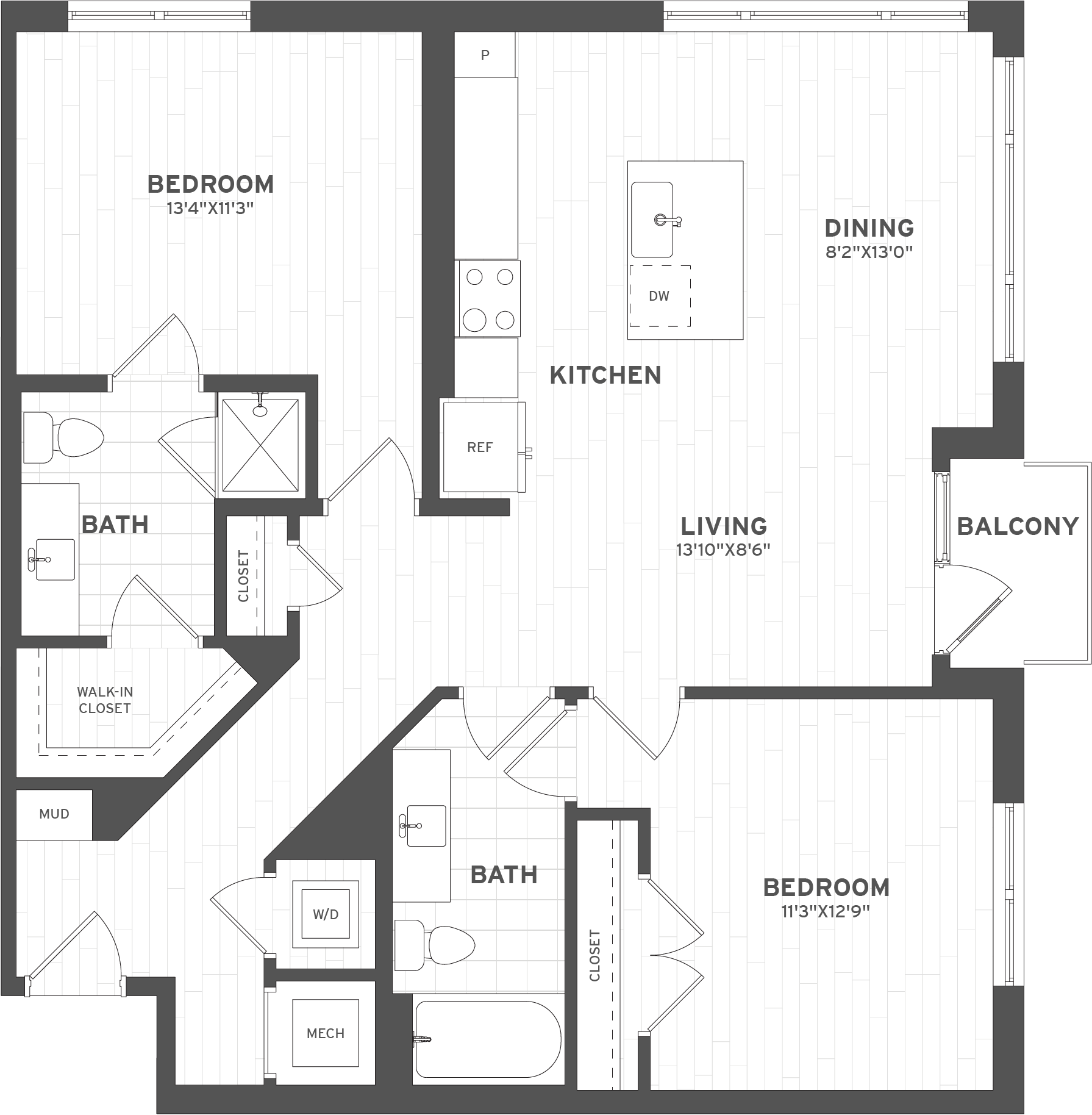 2 Bed/2 Bath-B3