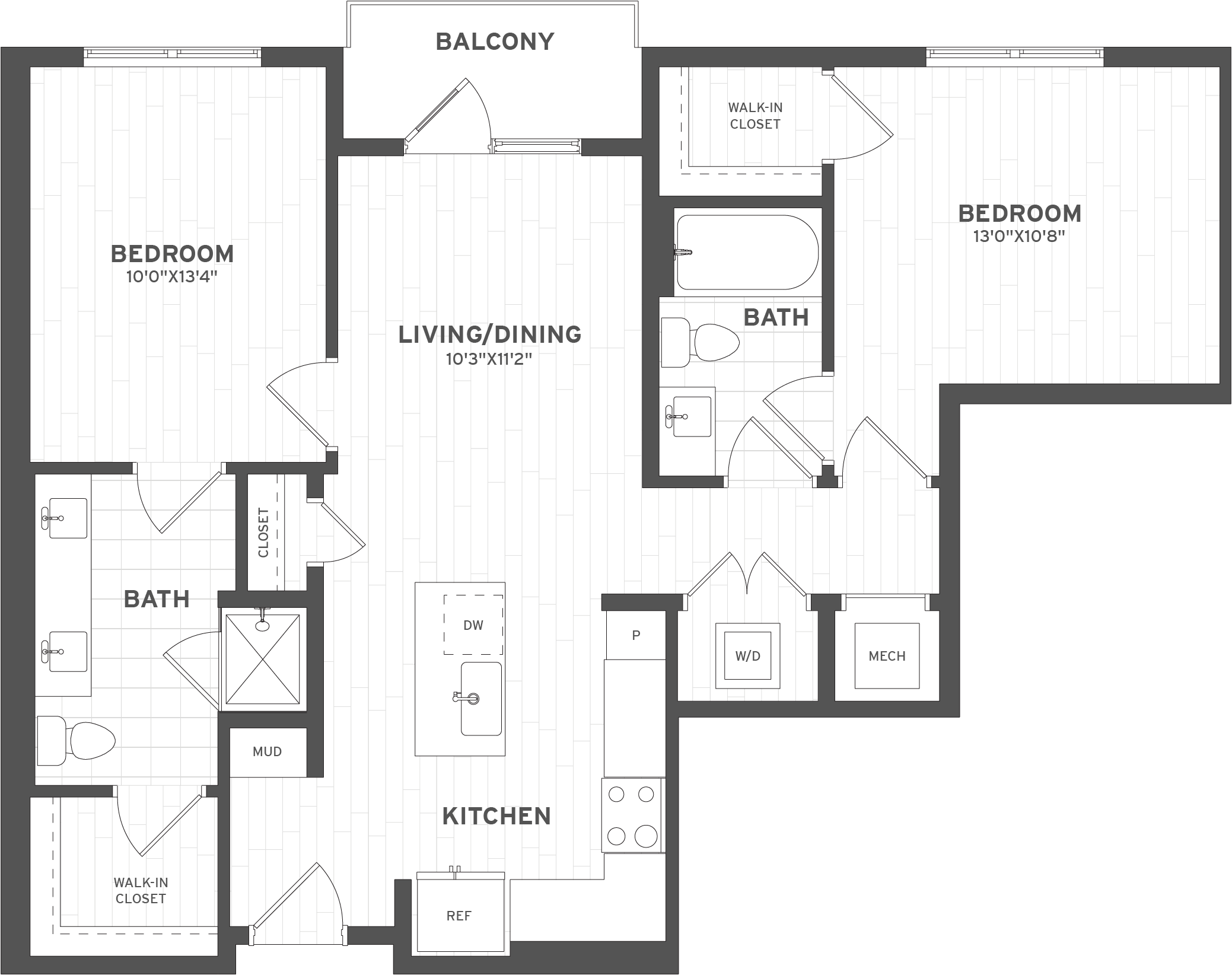 2 Bed/2 Bath-B4