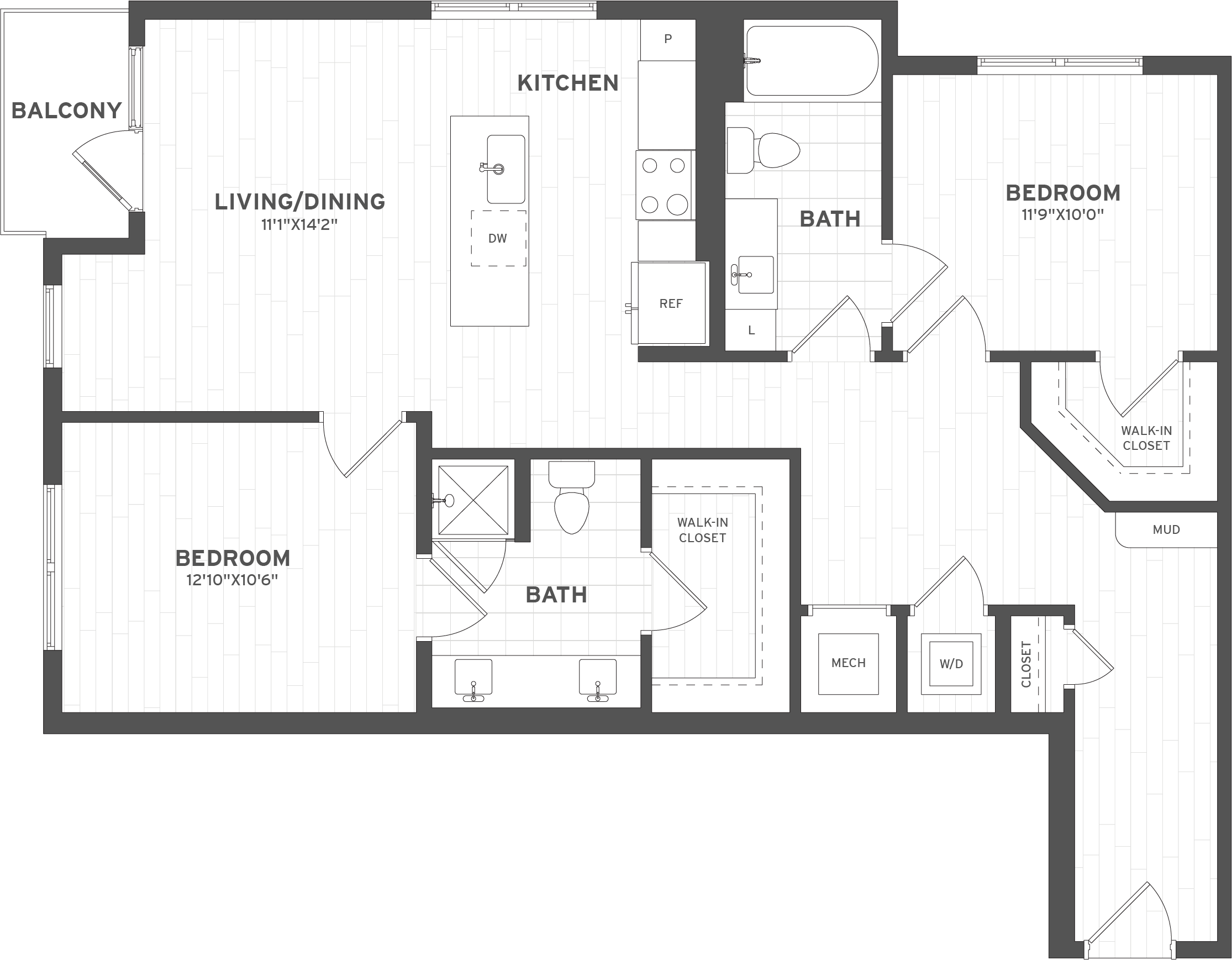 2 Bed/2 Bath-B6