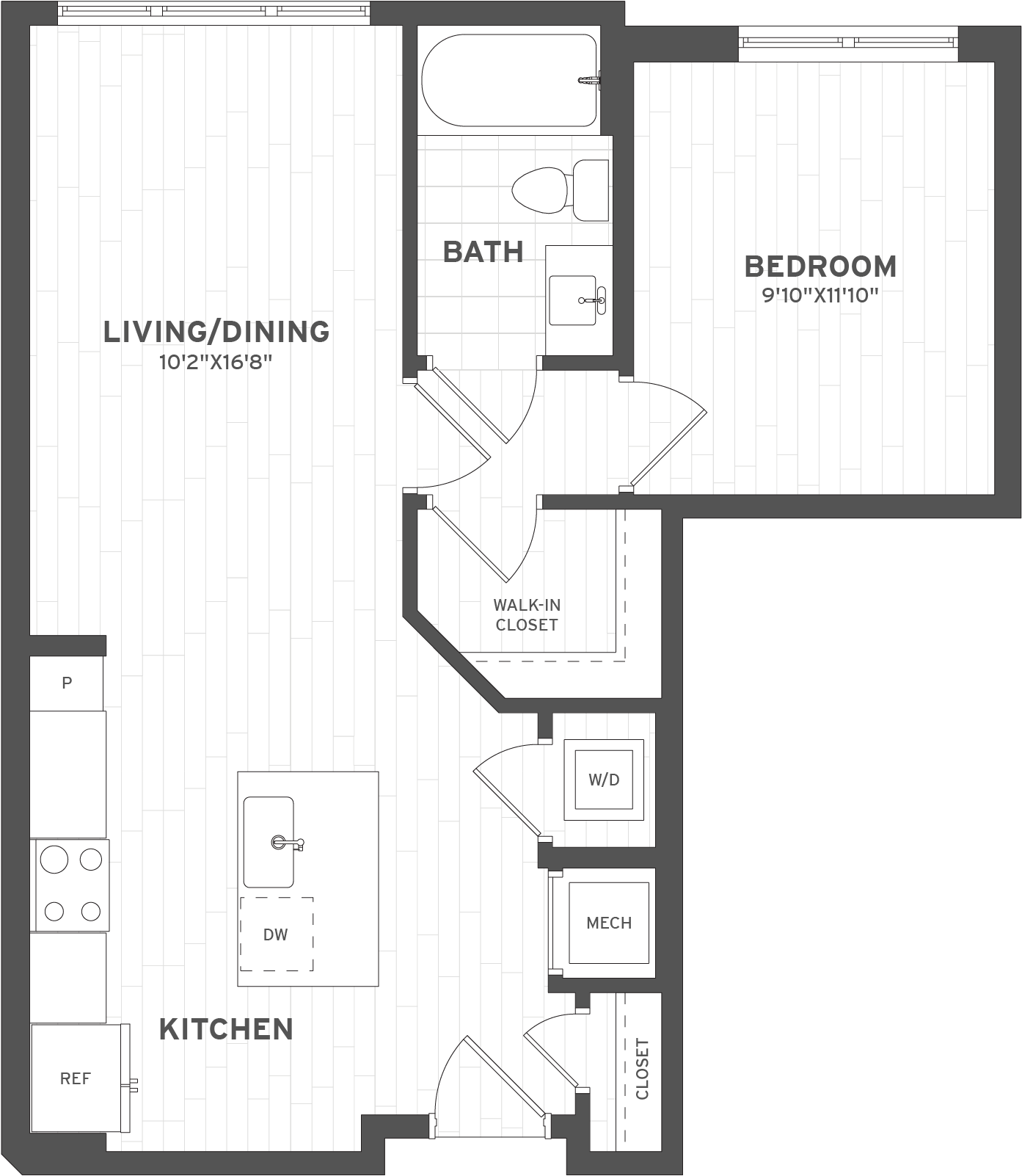 1 Bed/1 Bath-A5.6