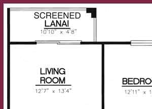 Donnelly Floorplan Donnelly Floorplan, 2 bedroom, 1 bath, 947 square feet