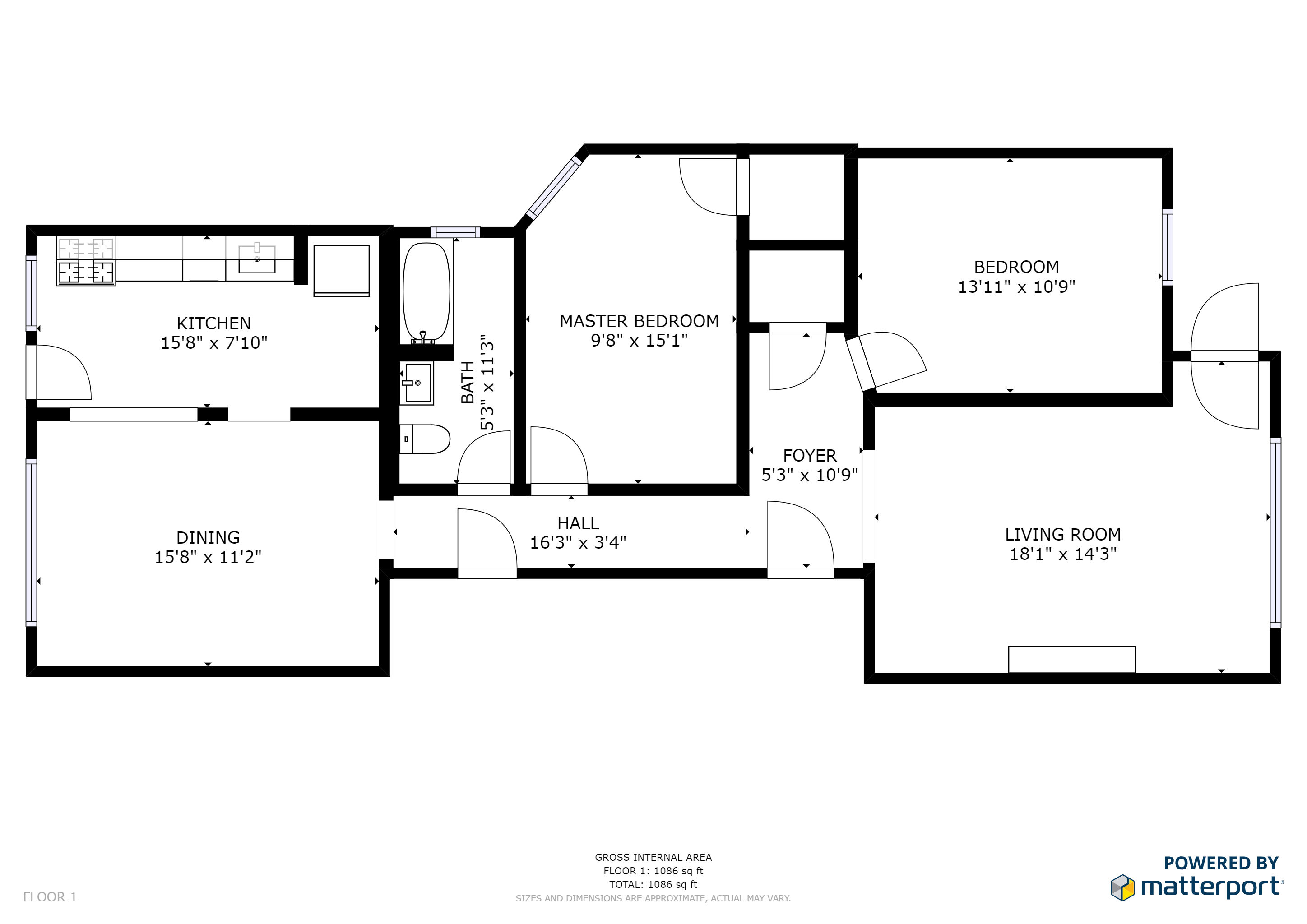 Two Bedroom - 647 W. Buckingham #3