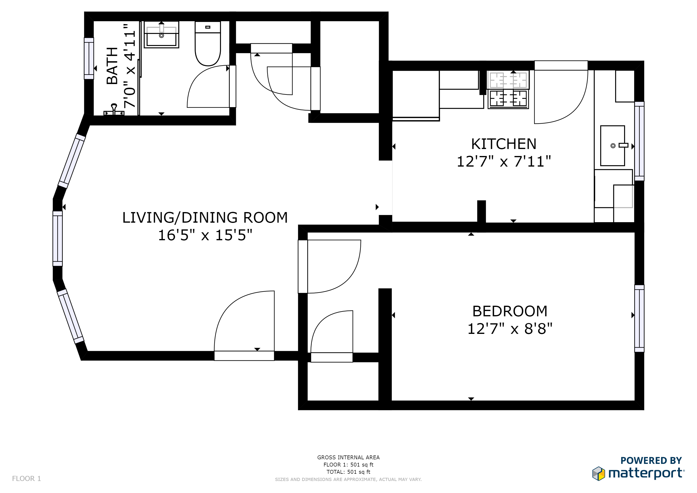 One Bedroom (4327-W2)