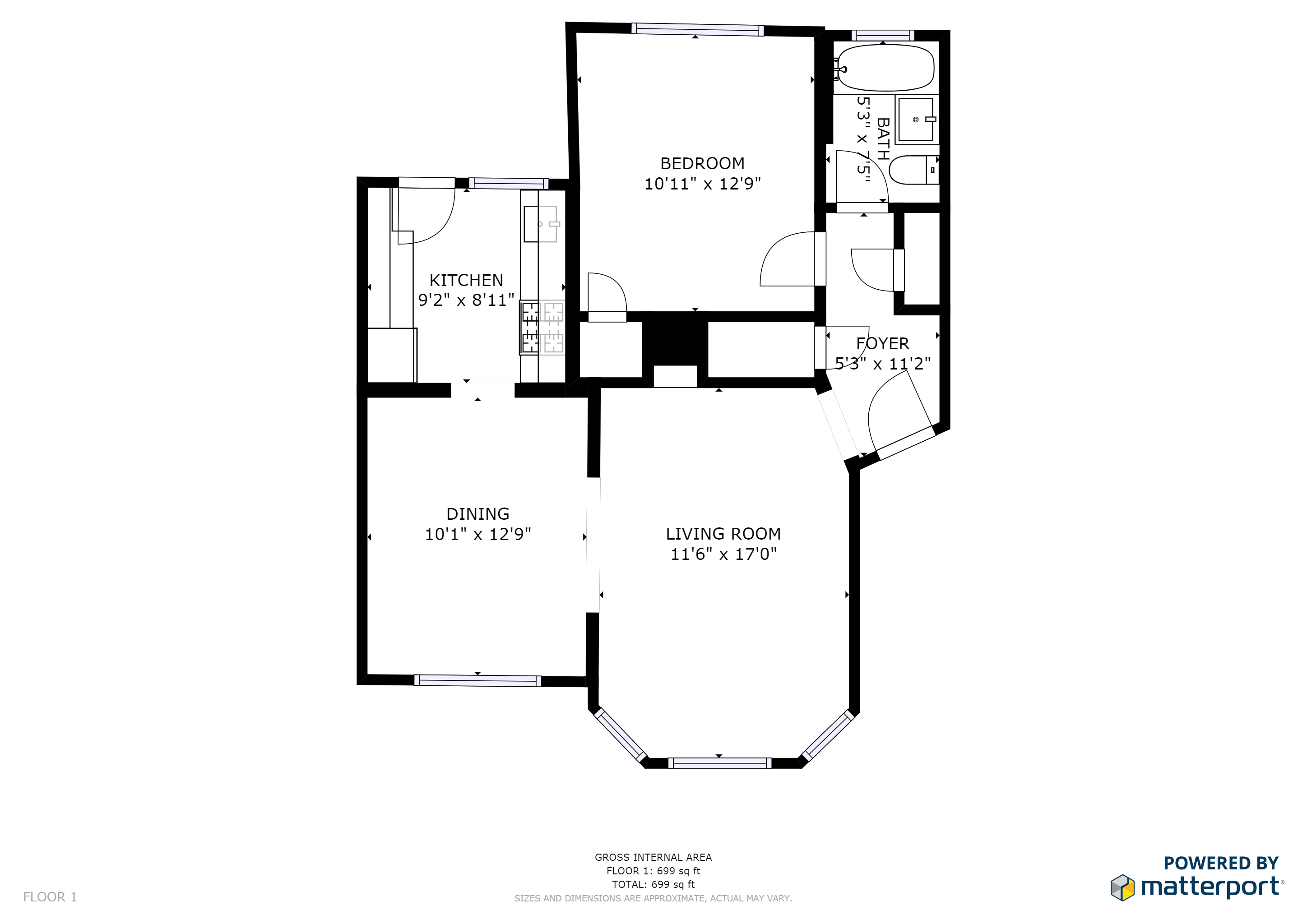 One Bedroom Apartment