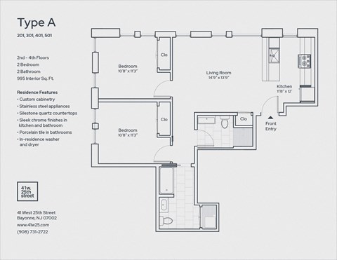 41 West 25th Street 1-2 Beds Apartment for Rent - Photo Gallery 12