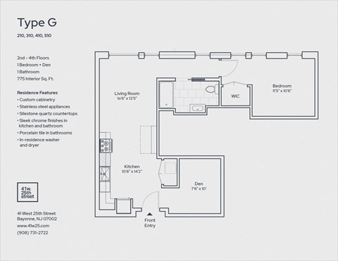 41 West 25th Street 1-2 Beds Apartment for Rent - Photo Gallery 14