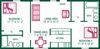 2 Bedroom / 2 Bath - Plan C