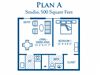 1 Bedroom / 1 Bath (Small)