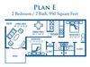 2 Bedroom / 2 Bath (Large)