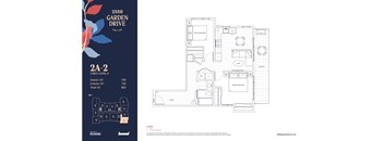 2A-2 & 2F-2 | 2Bed - 1 Bath