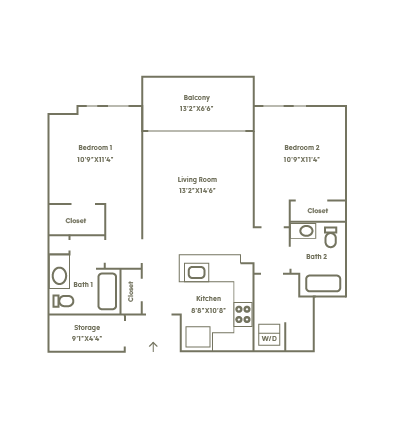 2 Bedroom